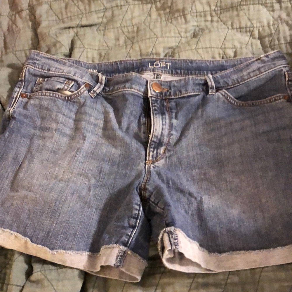 Loft denim shorts